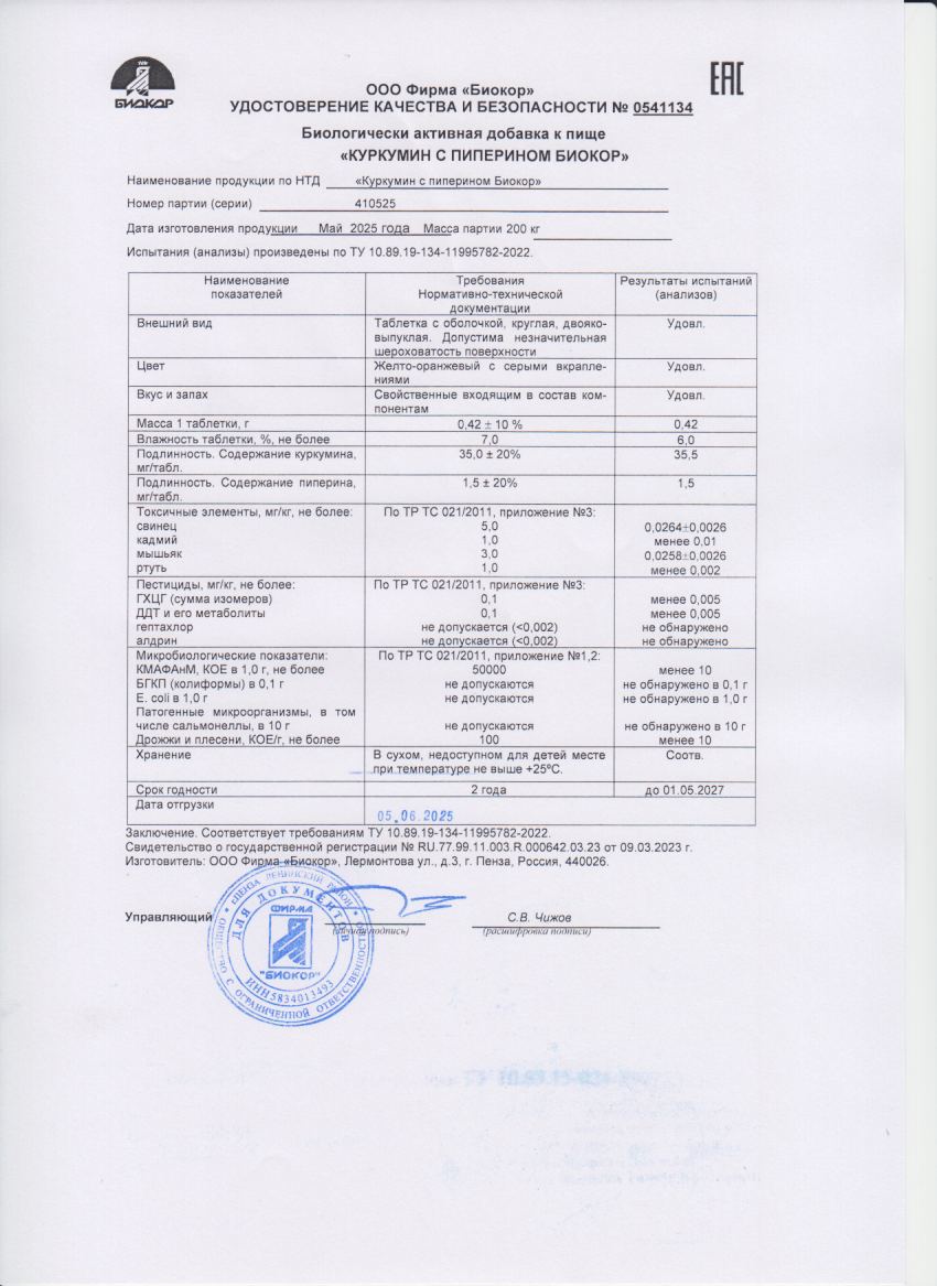 Паспорт №052025